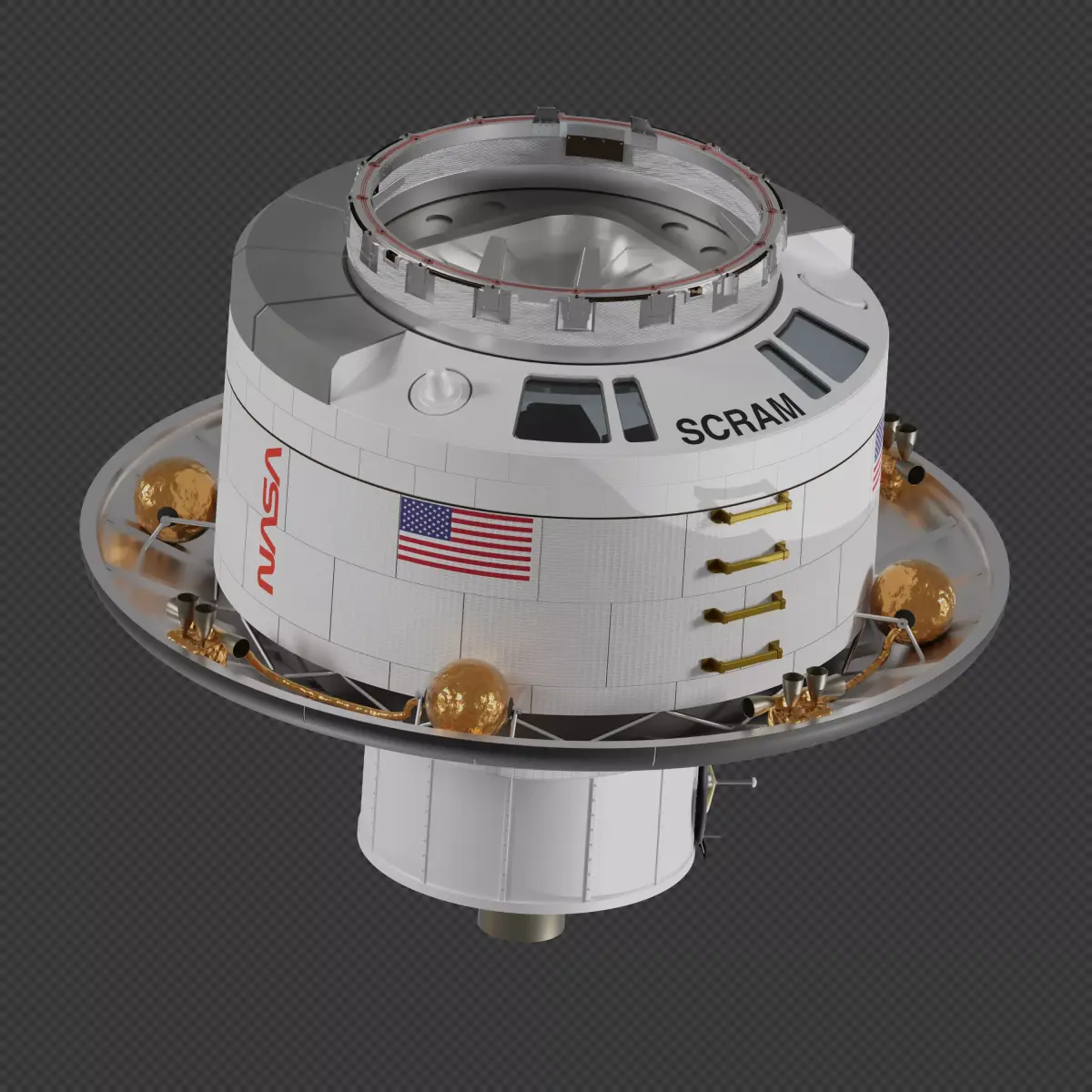 NASA SCRAM Crew Return Vehicle 3D model