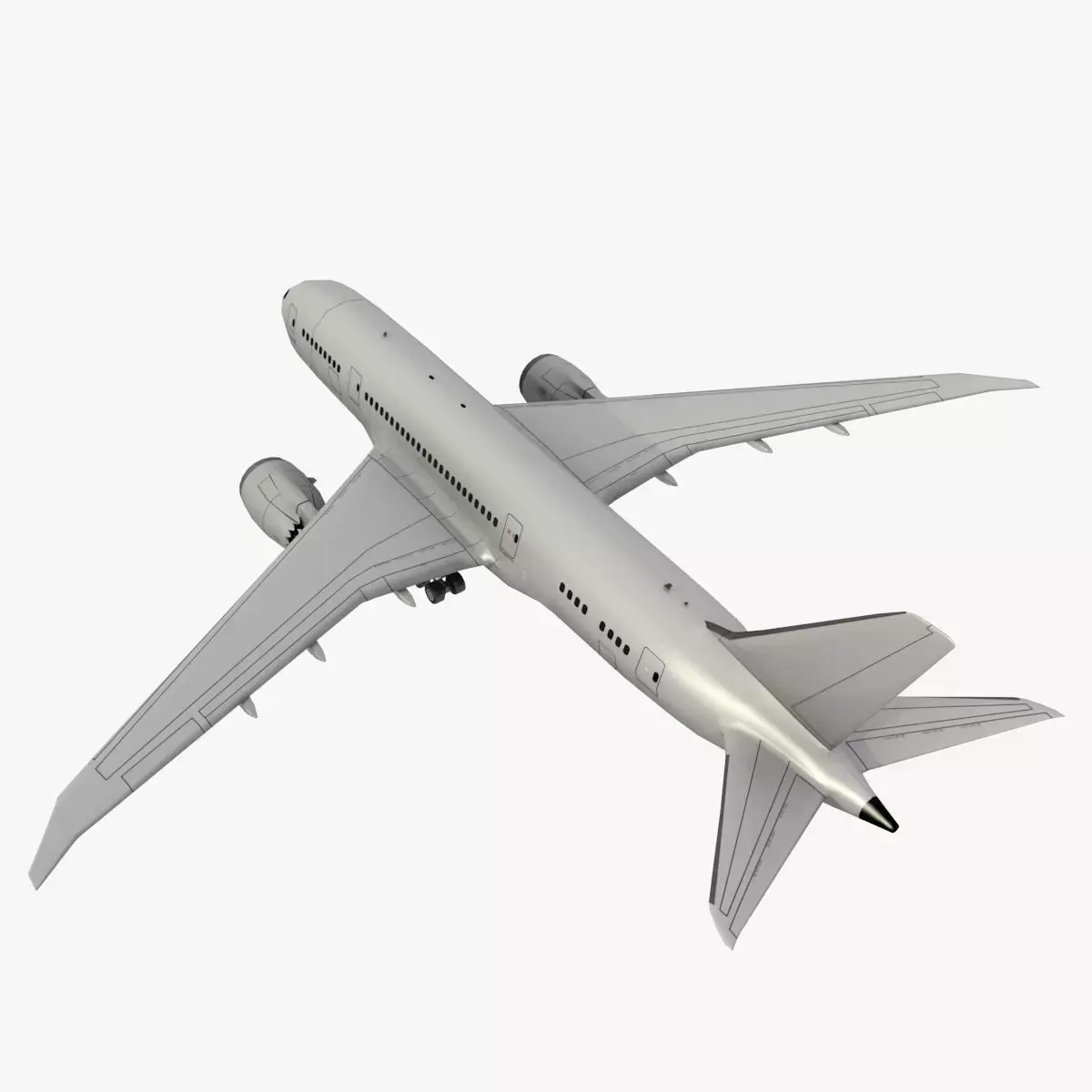 Boeing 787 8 Low-poly 3D model