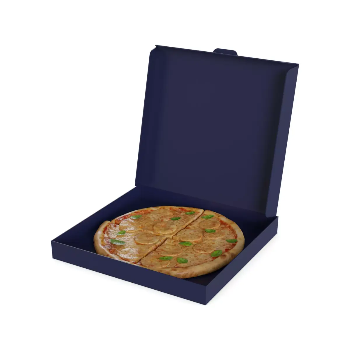 Pasties dumplings and pizzas Four Cheese Pizza 3D model
