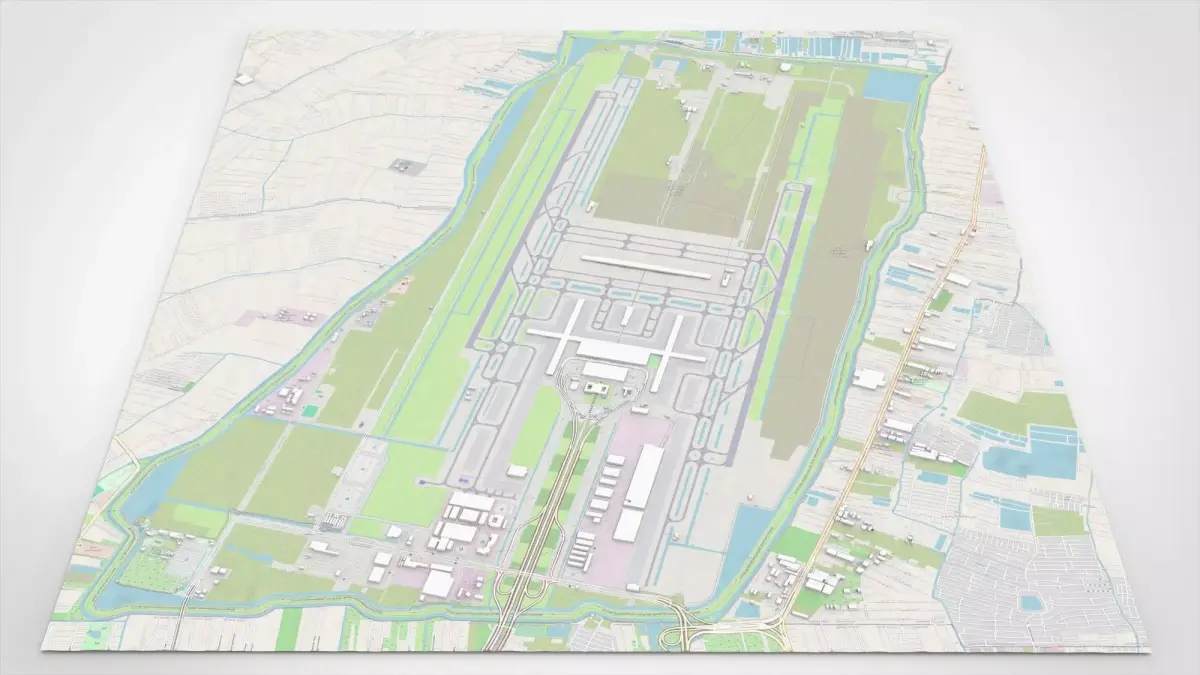 Suvarnabhumi Airport Bangkok 3D model