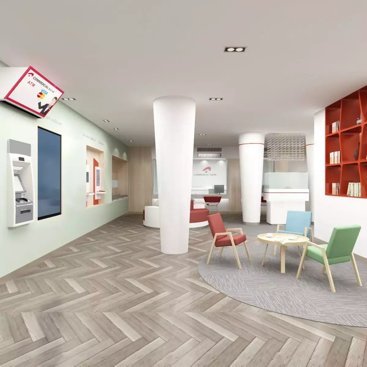Bank Office Branch 3D model purchase