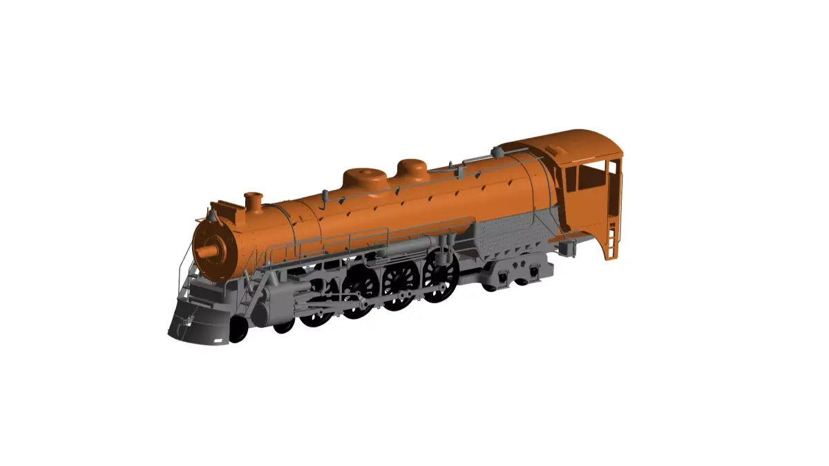   locomotive  3D model buy