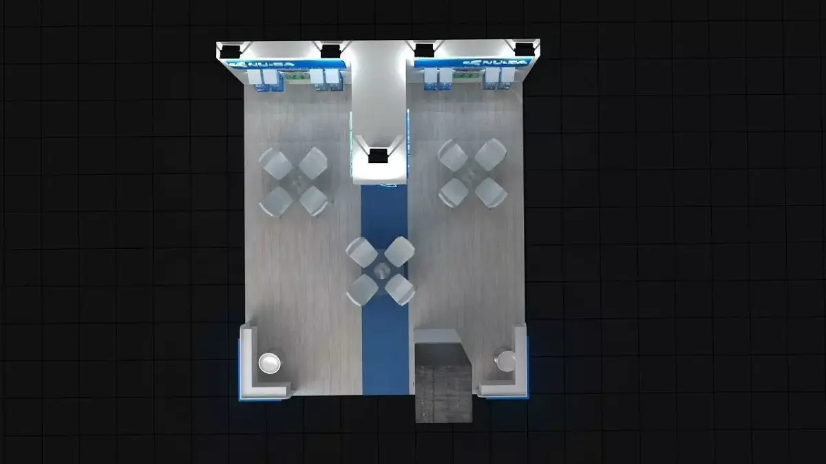 3D Exhibition Stand 1 3D model