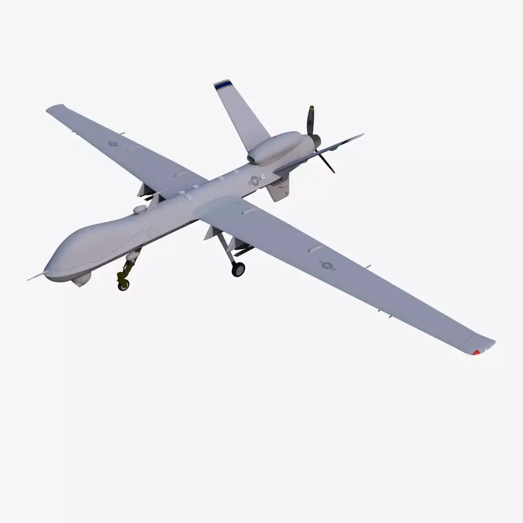 MQ-9 Reaper Free low-poly 3D model