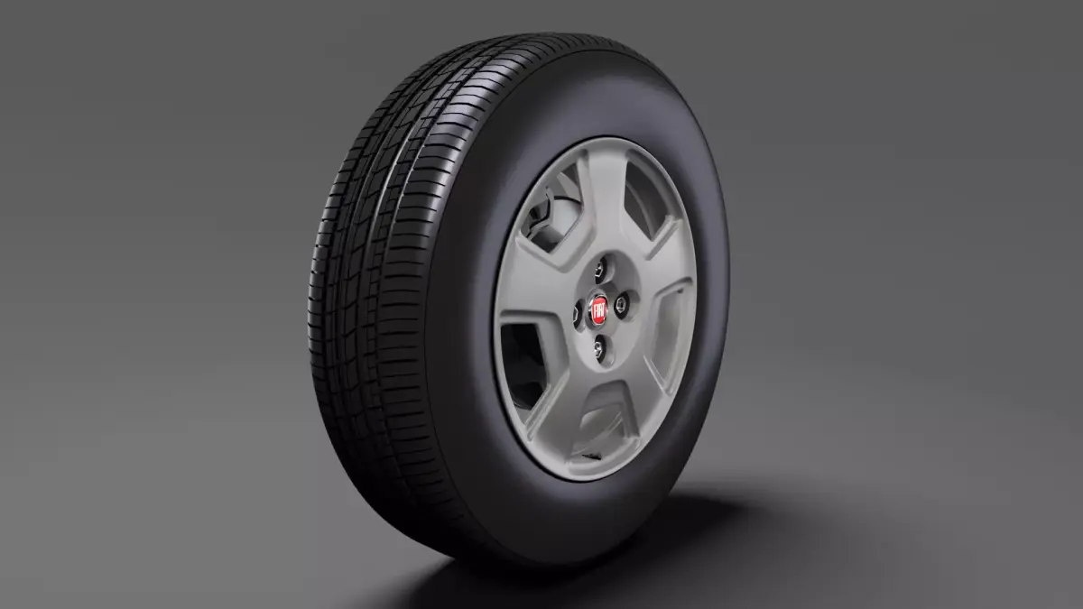 Fiat Fiorino wheel 2017 3D model