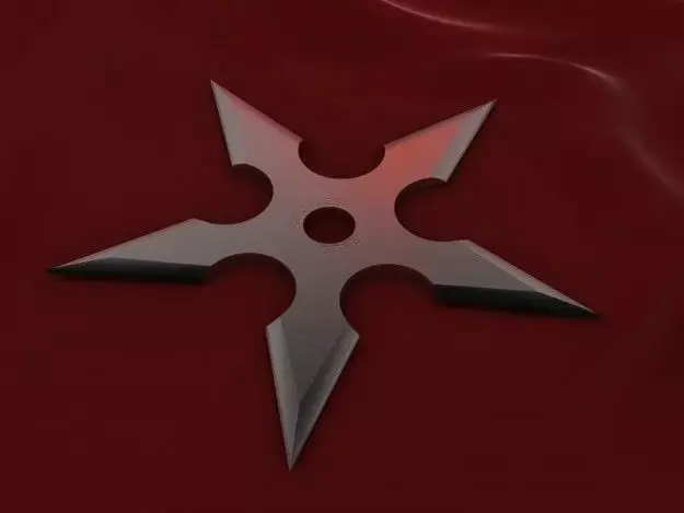 5 Point Shuriken 3D model