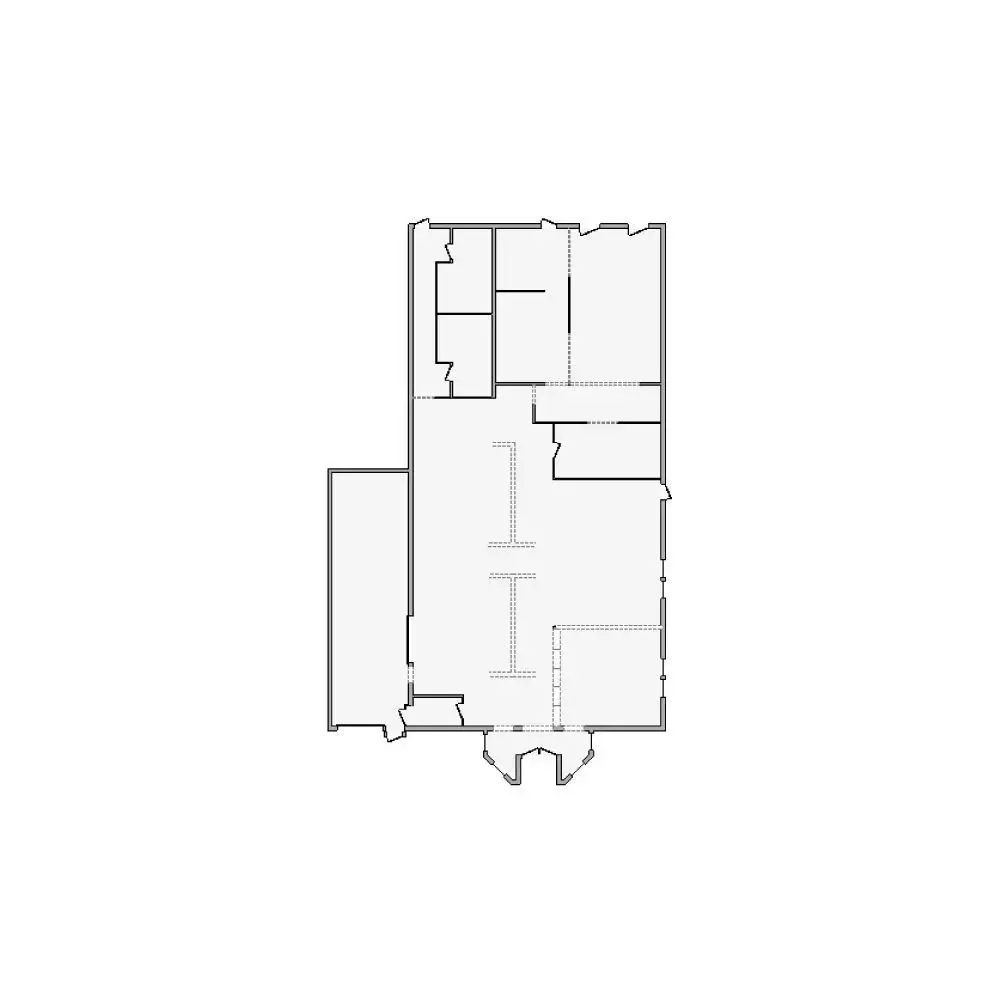 Commercial Interior Sketch - 5001-5500 SF - Xactimate 3D model