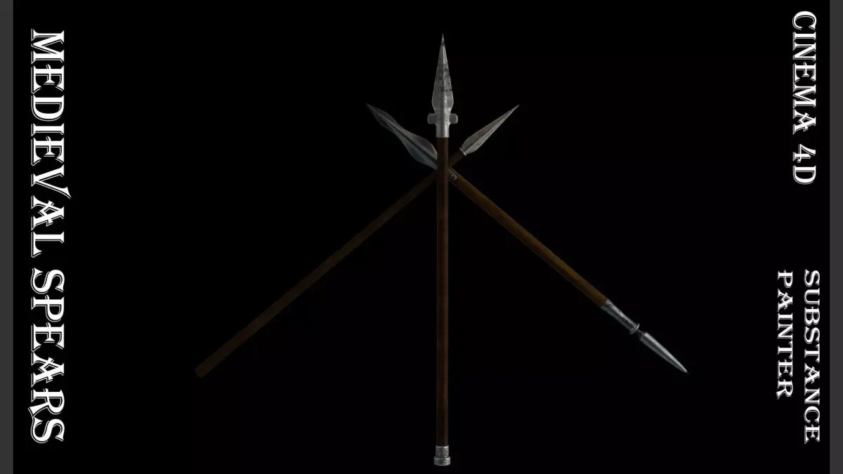 Spears COLLECTION sword 3D model