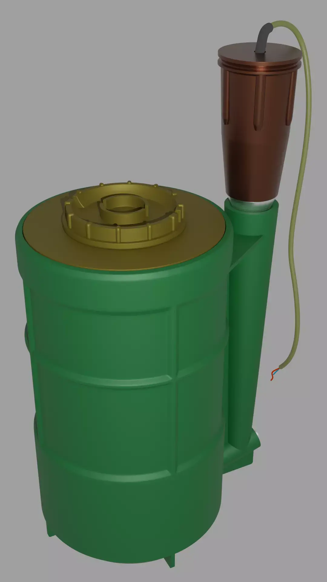 Mine POB Low-poly 3D model