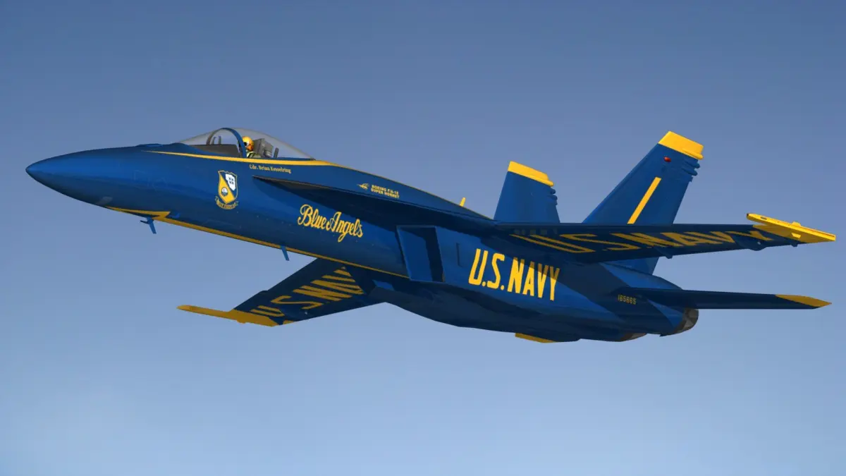F18 Super Hornet Blue Angels 3D model