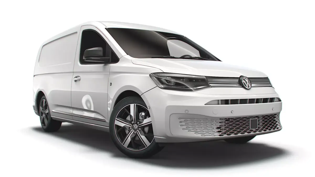 Volkswagen Caddy Commerce Pro Van Maxi 2021 3D model