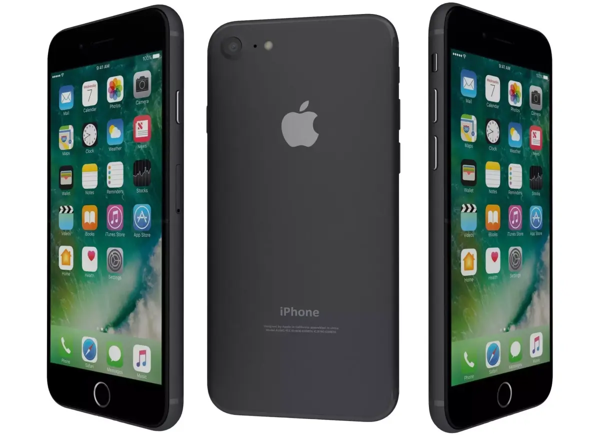 Apple iPhone 7 Jet Black 3D model