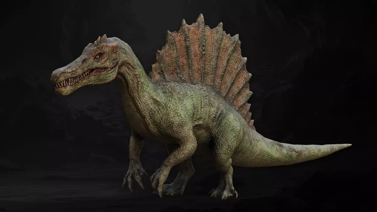 Spinosaurus - Spino Dinosaur Low-poly 3D model