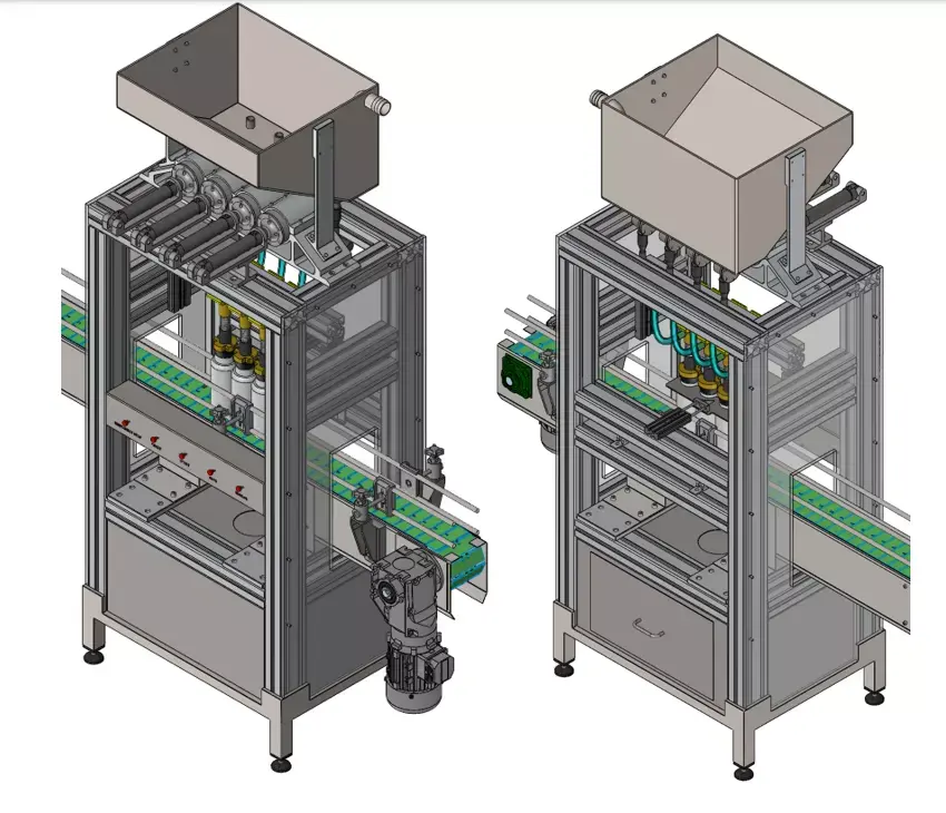 Pneumatic Fillng Machine 3D Model  3D model