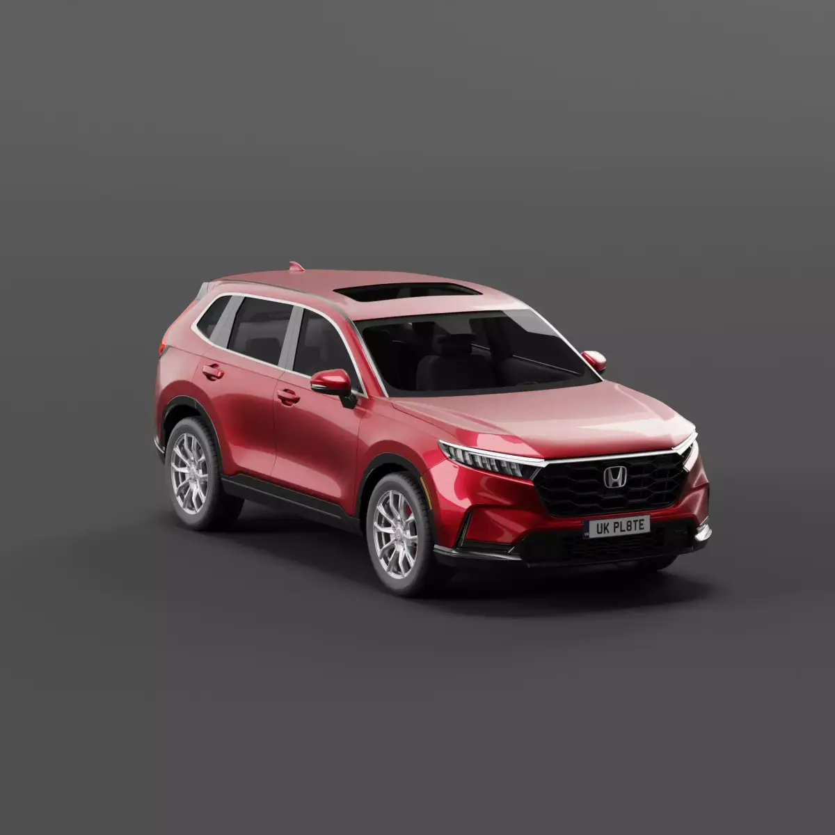 Honda Cr V Free low-poly 3D model