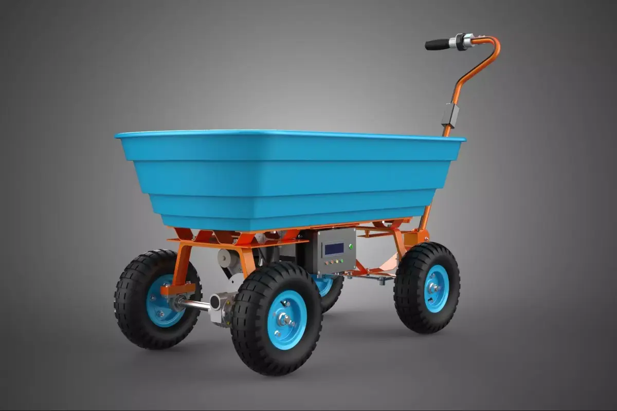 ELECTRIC BEACH SAND SEA CART WAGON TROLLEY DOLLY TRANSPORT GEAR 3D model