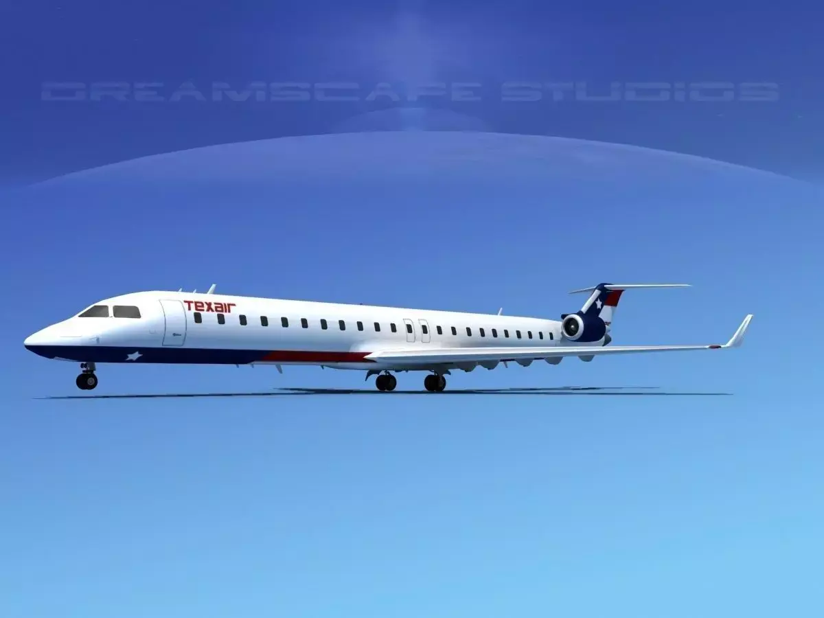 Bombardier CRJ900 Texair 3D model