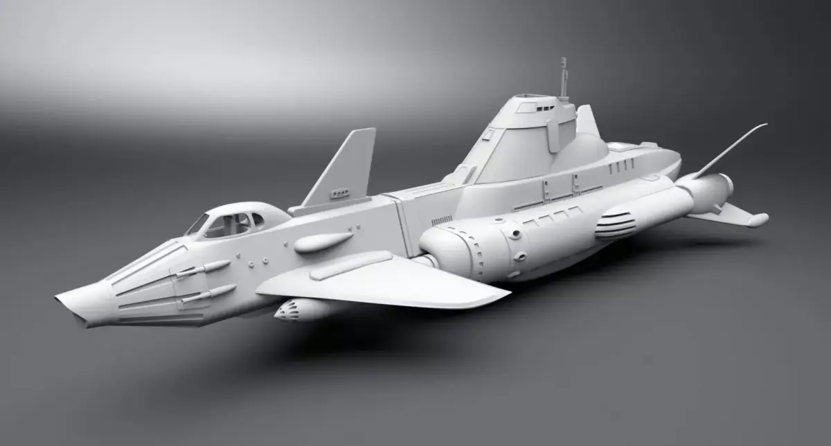 Skydiver One Scale model 3D print model