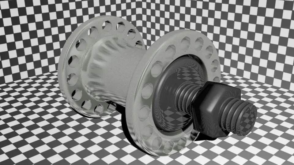 Bike Hub 32 Spoke 3D model