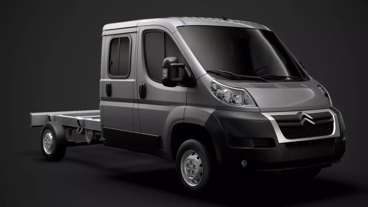 Citroen Relay Chassis Truck Crew Cab 4035WB 2014 3D model