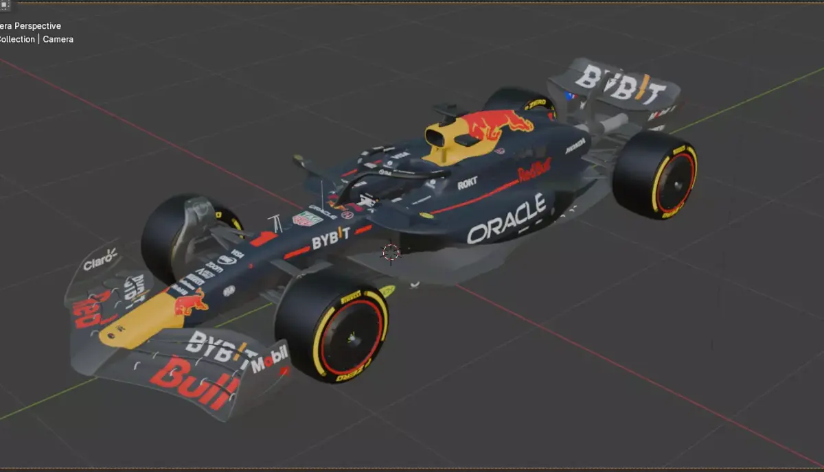 Oracle Red Bull Racing RB20 01 Max Verstappen Free 3D model