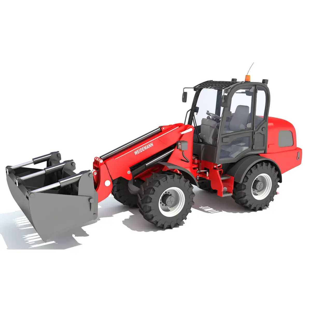 Forklift Bucket Telehandler 3D model