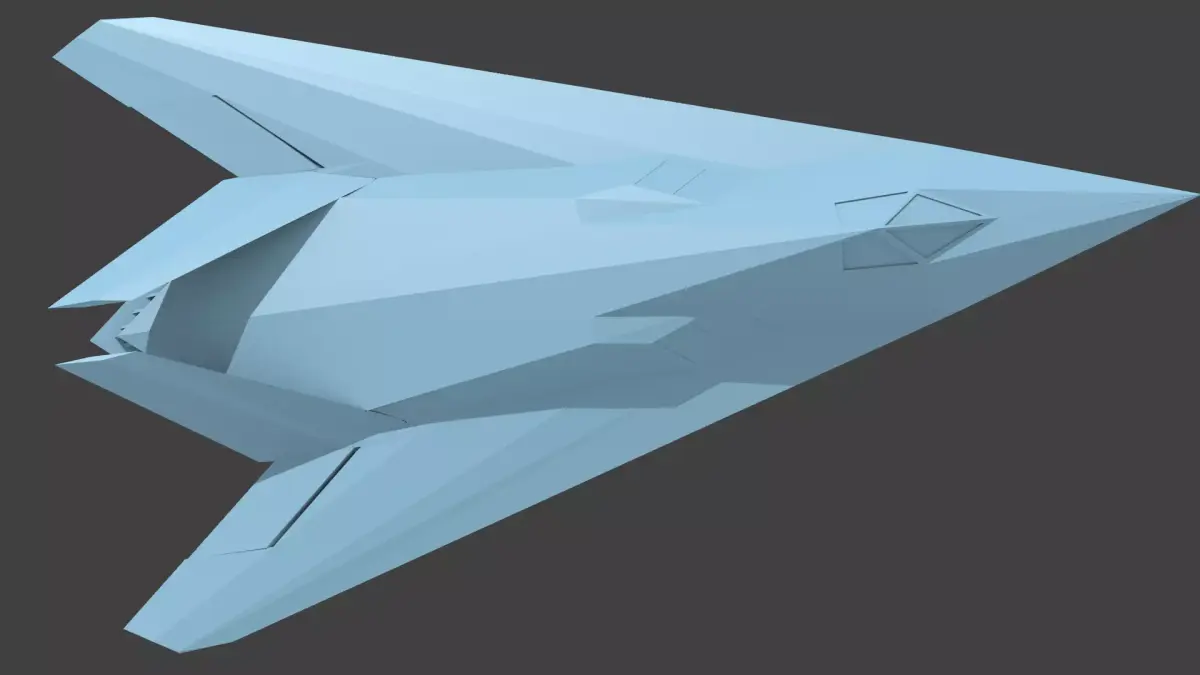 Lockheed Have Blue XST 3D print model