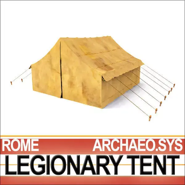 Leather Tent Ancient Rome Legionary 3D model
