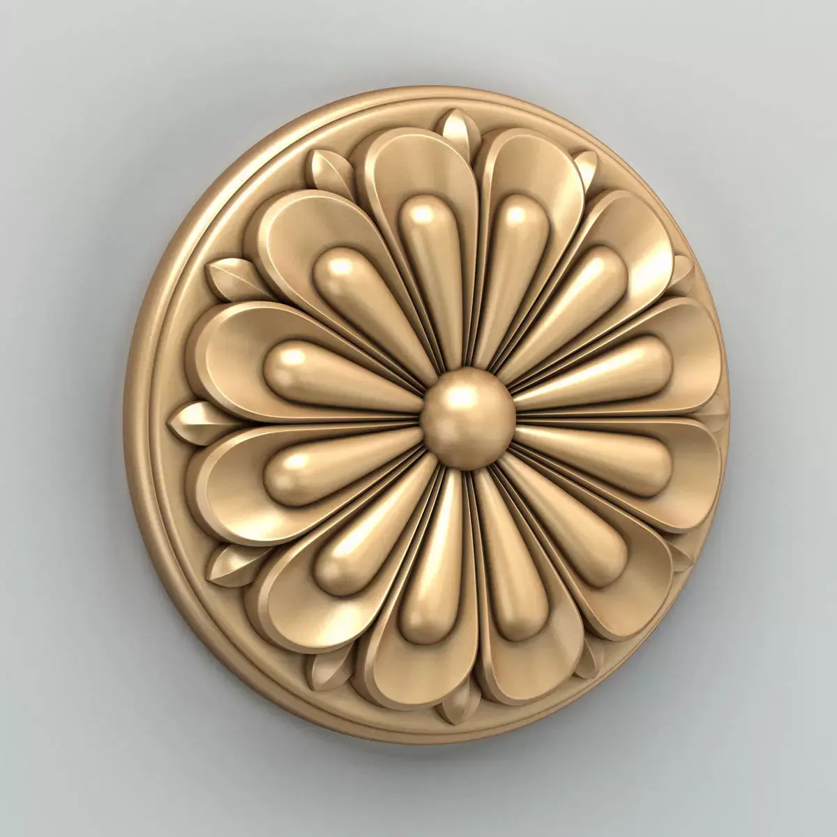 Round rosette 022 Free 3D model