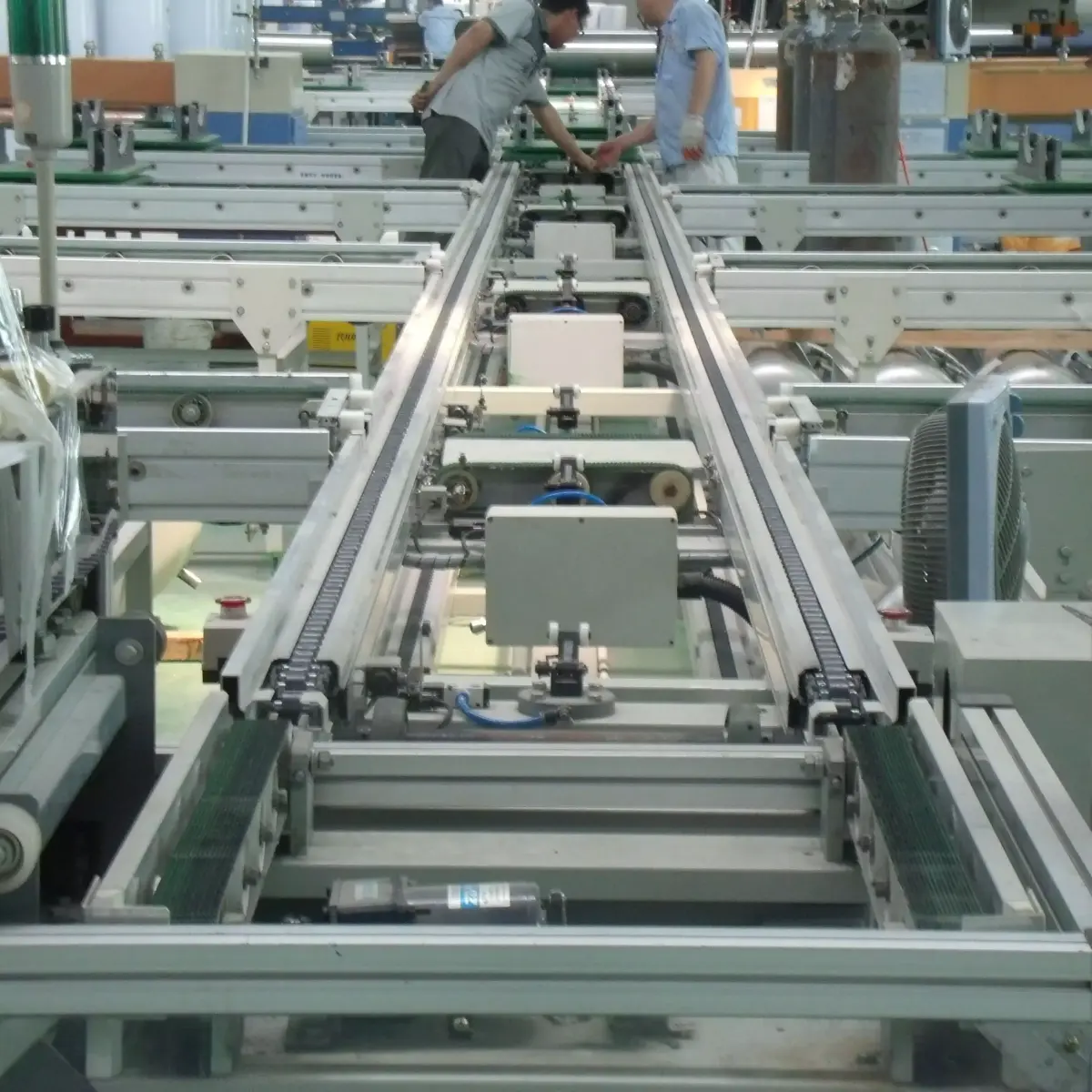 Free Flow Chain Conveyor with Variable Speed Control 3D model