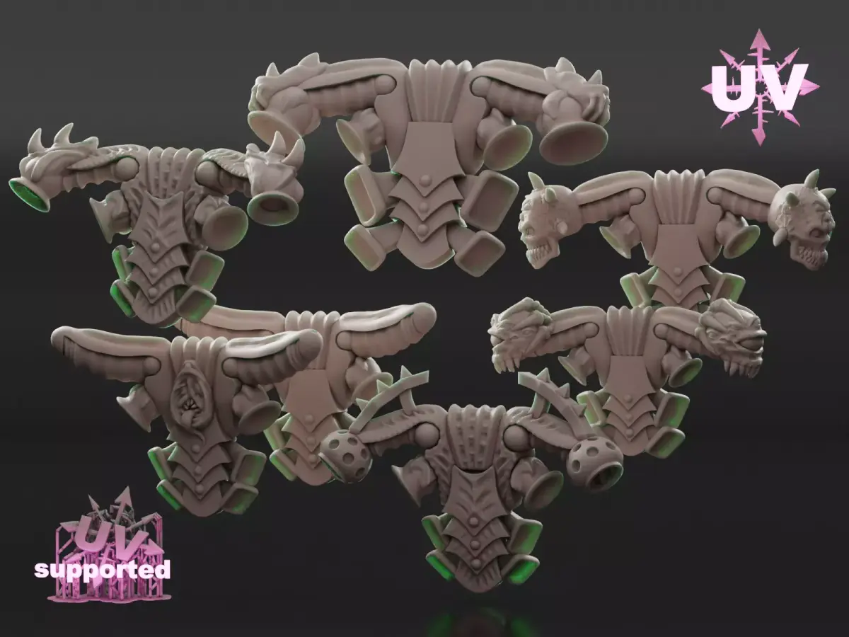 chaos renegade backpack 3D print model