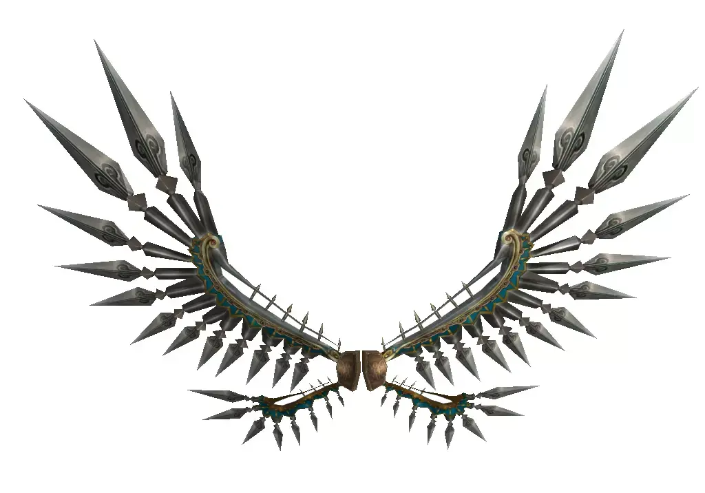 Metal Wing Low-poly 3D model