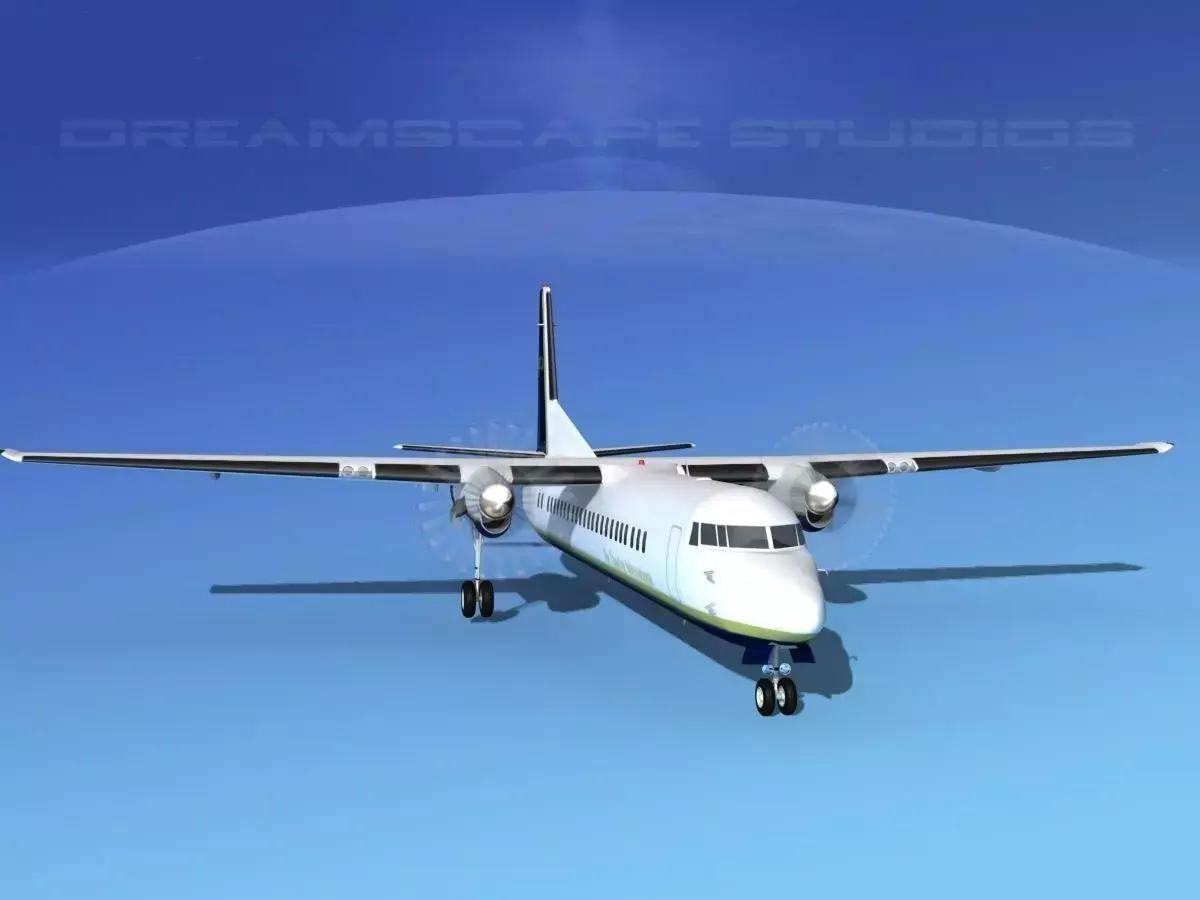 Fokker F-60 Air Charter Intl 3D model