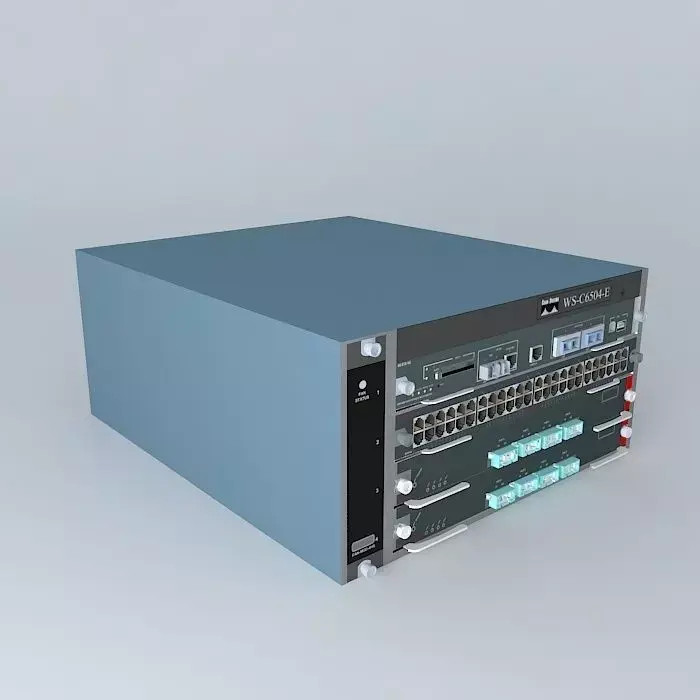 Cisco Catalyst 6504E Switch 3D model