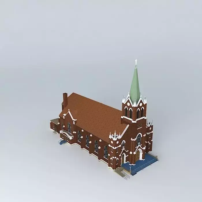 City Church Free 3D model