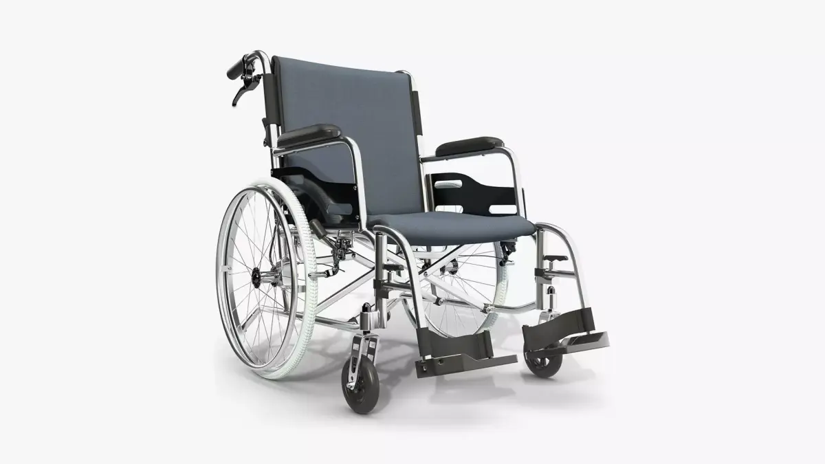Light wheelchair manual 01 3D model