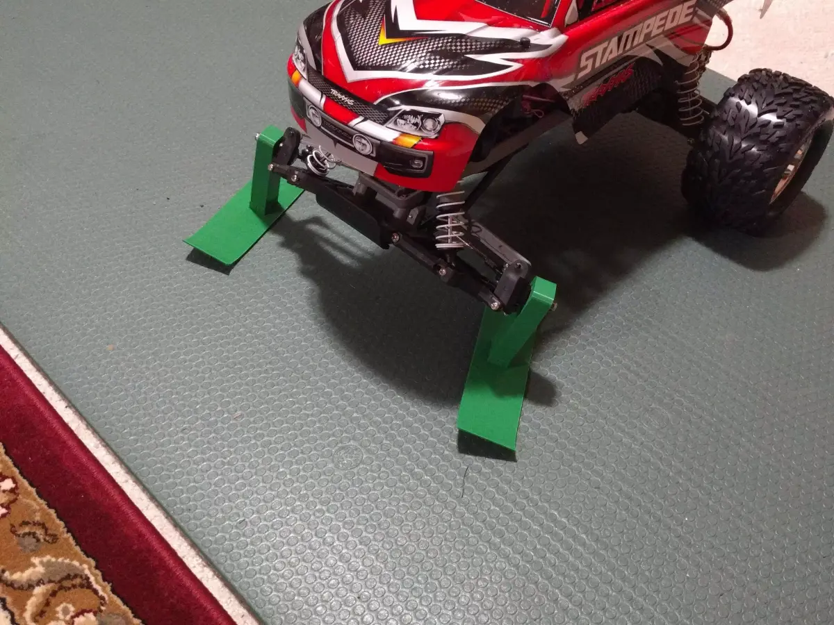 Skis for Traxxas Stampede 2WD 12mm Hex 3D print model