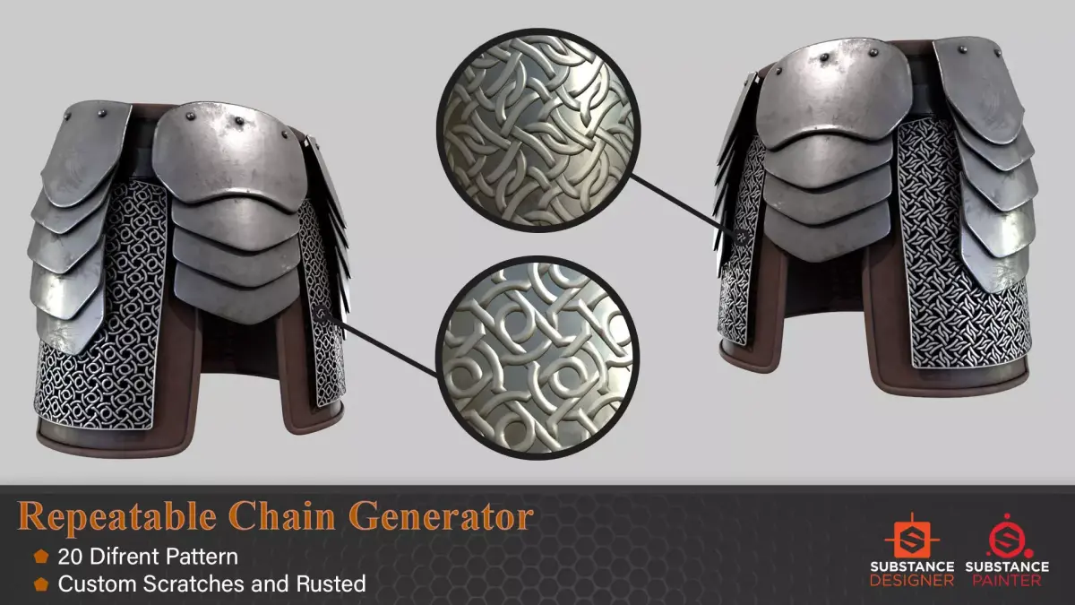 Repeatable Chain Generator 3D model