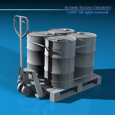 Pallet truck 3D model
