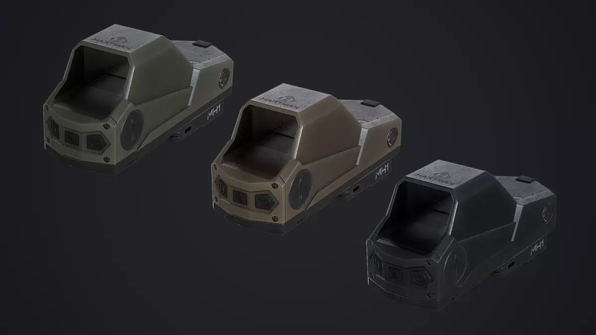 RDS Hartman MH1 Low-poly 3D model