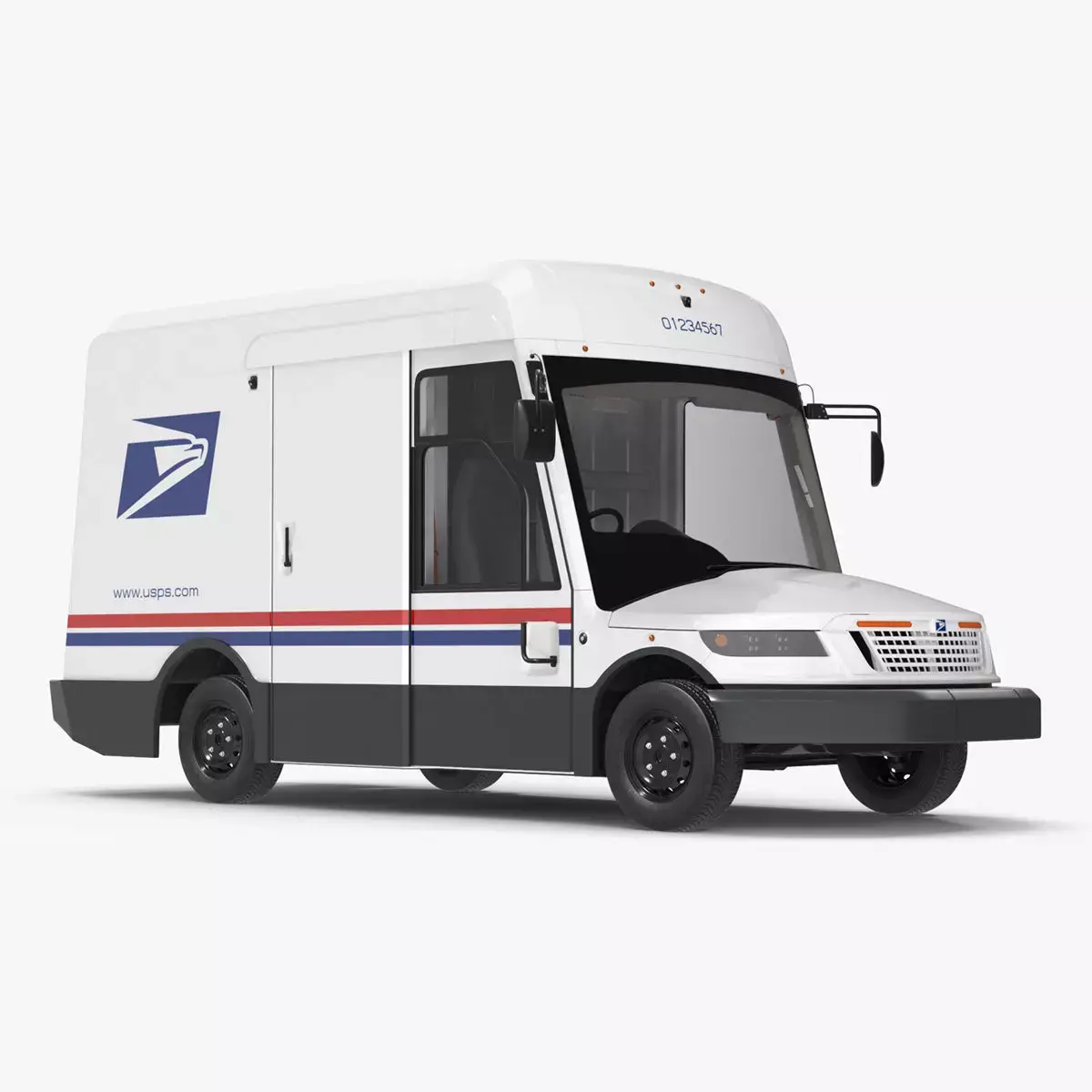 Next Generation US Mail Truck 3D model