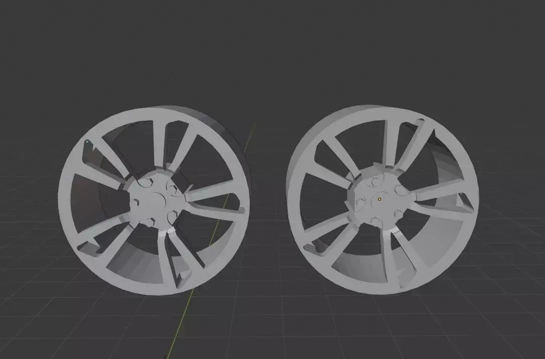 FPV twist style rims 3D print model