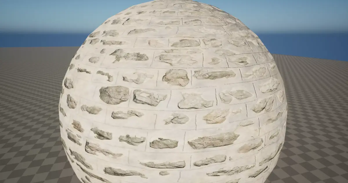 Medieval Pietra Rasa Wall PBR-Texture Texture