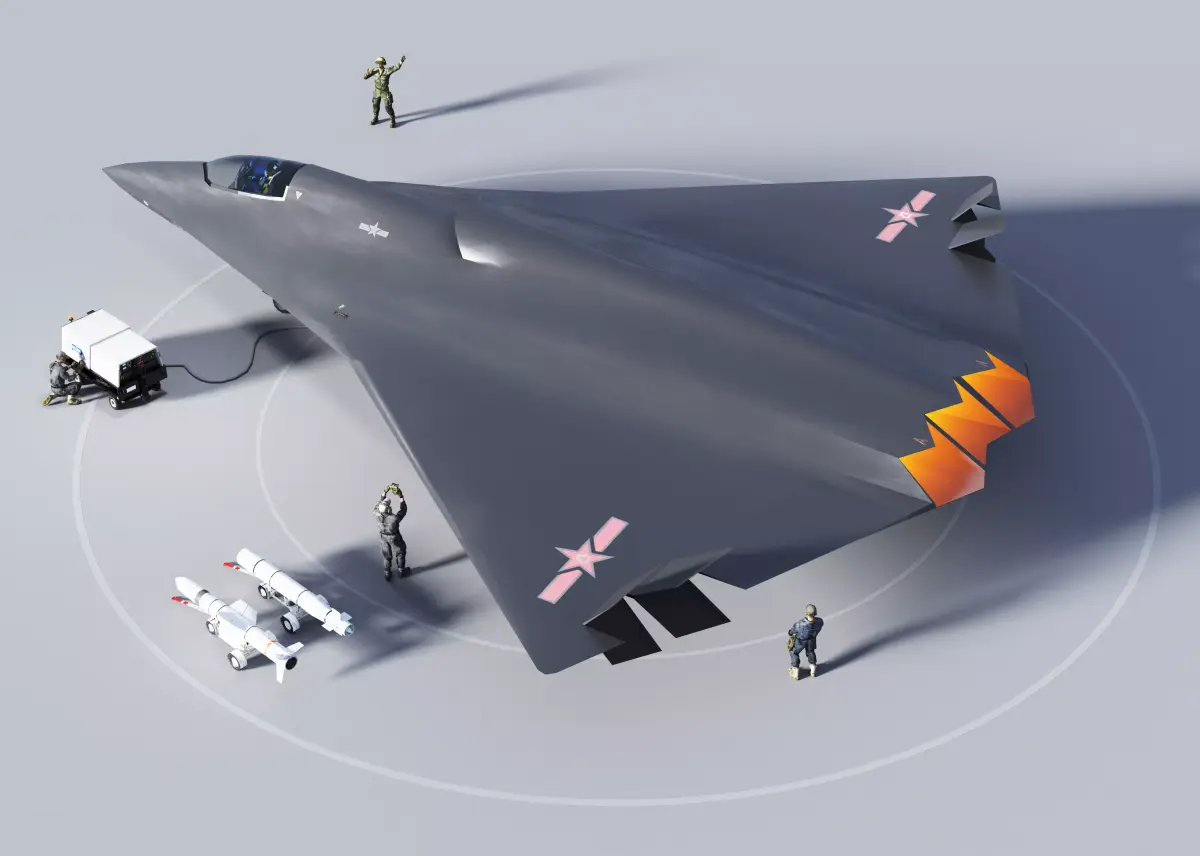 military aircraft Low-poly 3D model get