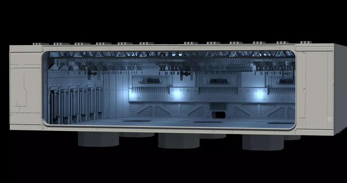 Star Wars Destroyer Hangar Free 3D model purchase