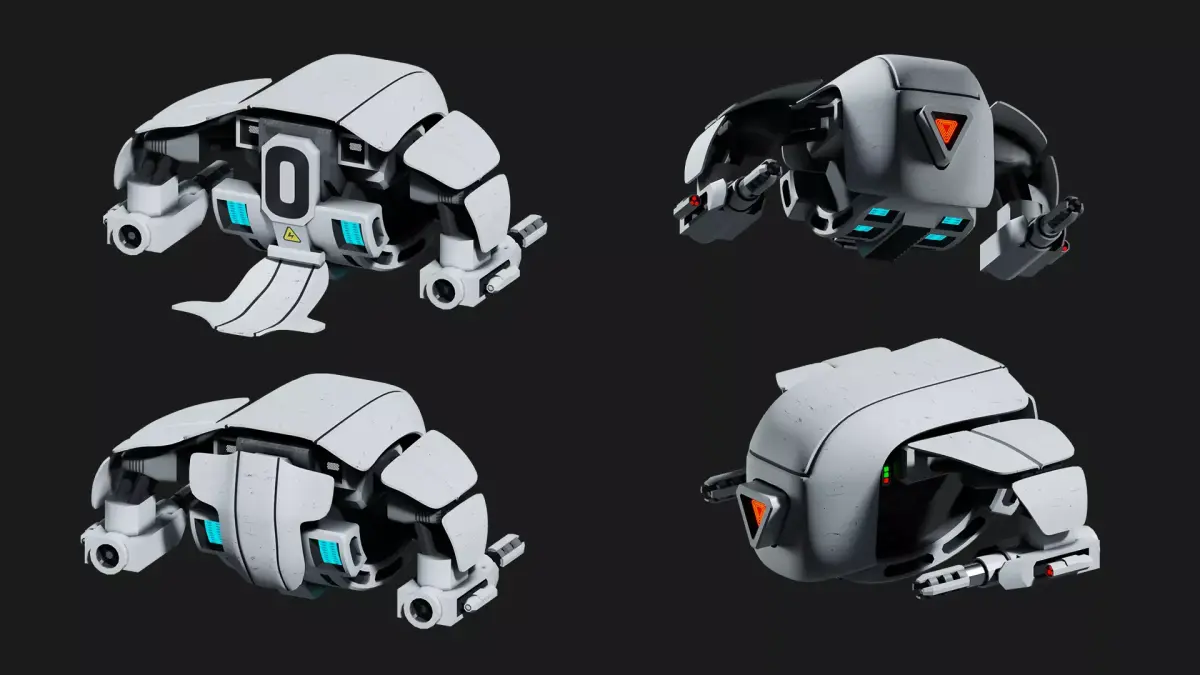 Drone Free low-poly 3D model purchase
