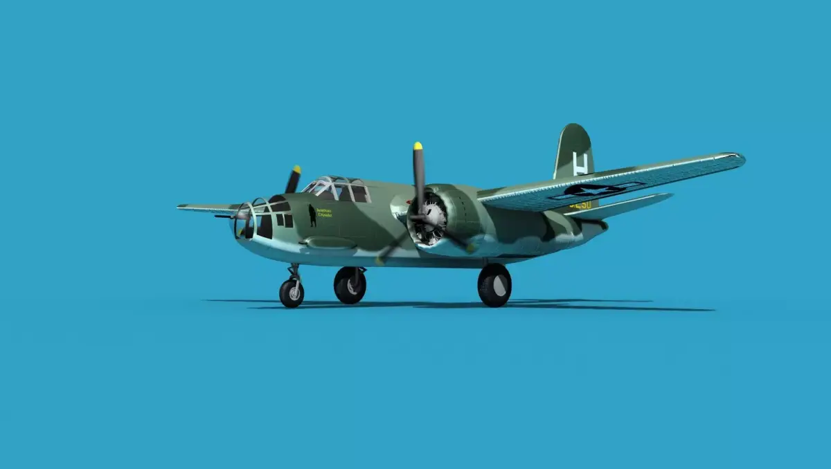 Douglas A-20E Havoc V01 3D model