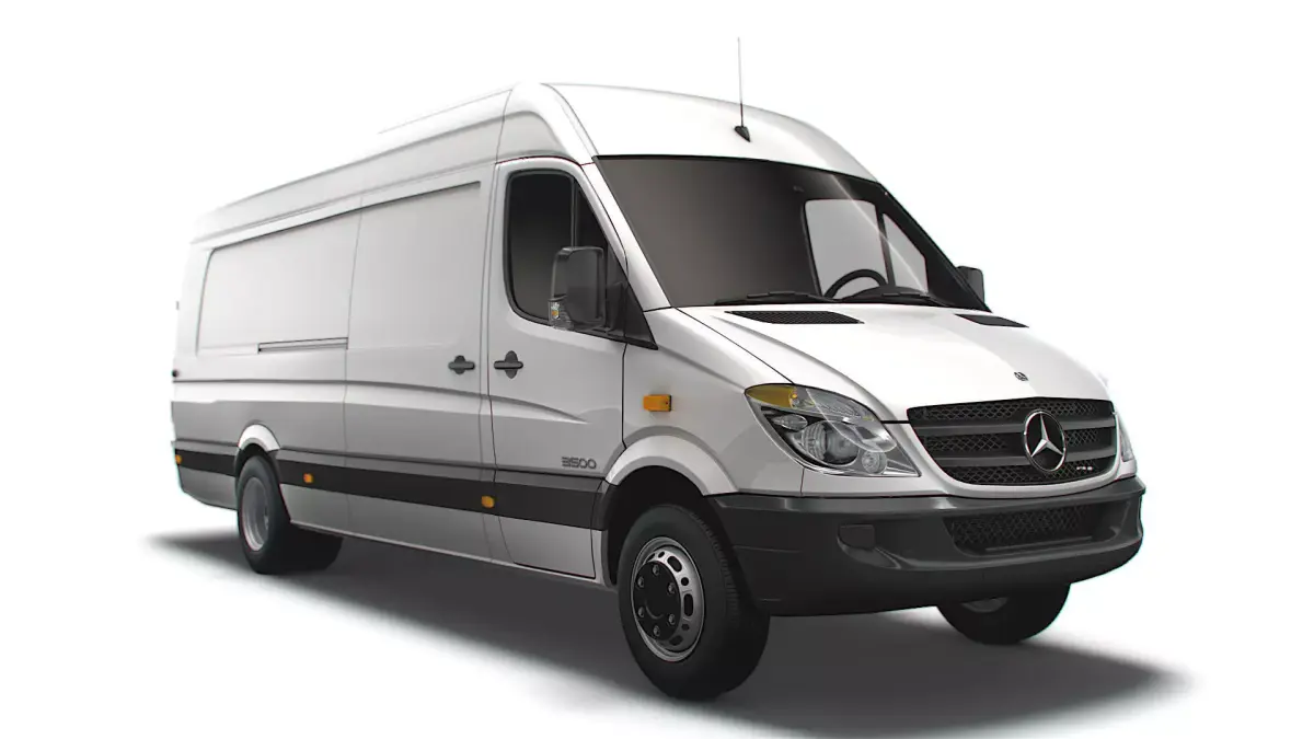 Mercedes Benz Sprinter Van L4H2 2008 3D model