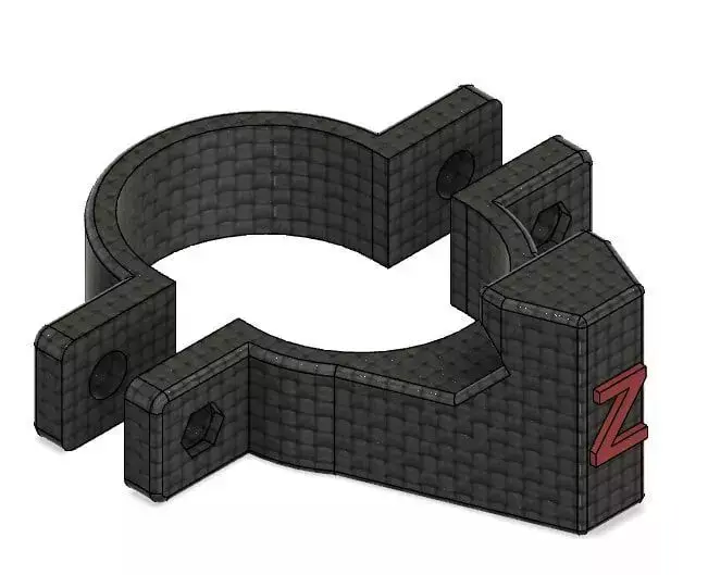 Porte Casque Zero 10X 3D model