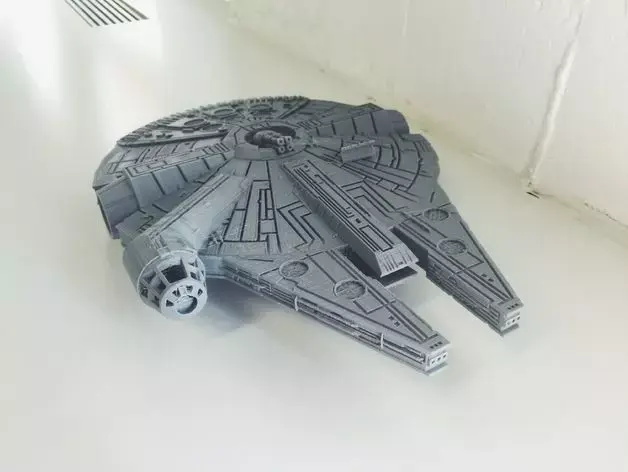 Millenium Falcon V2 Updated  3D print model